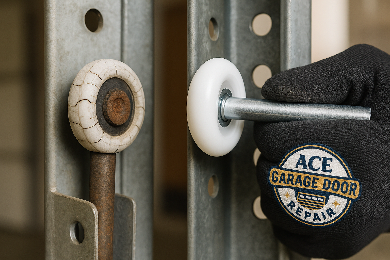 Garage Door Roller Replacement service in Cranston