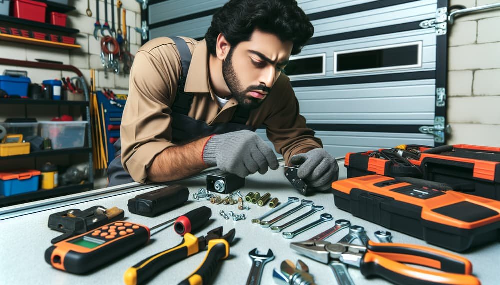 Our professional garage door repair process